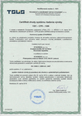 8 Komínový systém CE