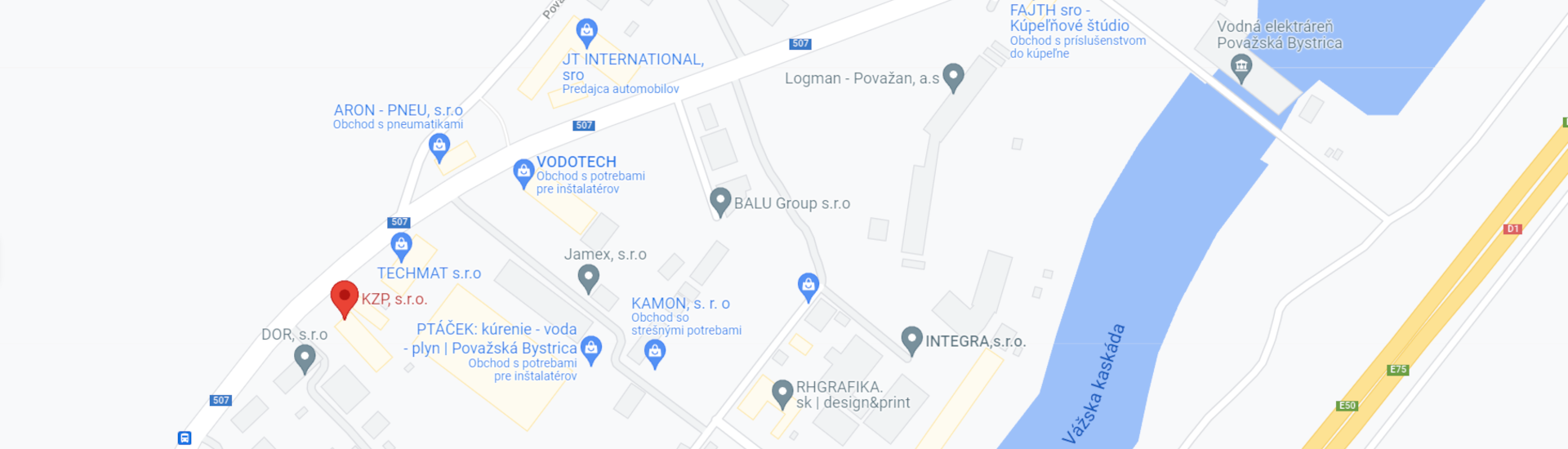 KZP mapa