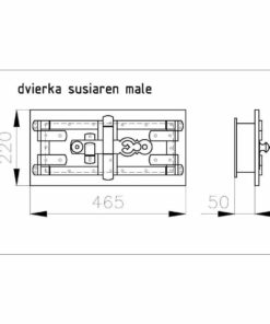 Dvierka sušiarne malé