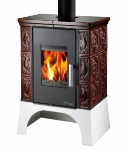 Kachľový pec EMPOLI AL II s výmeníkom a ochl.slučkou