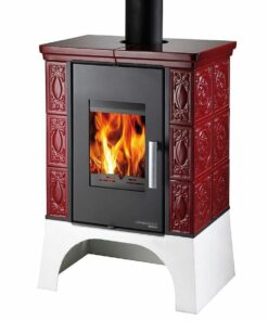 Kachľový pec EMPOLI AL II s výmeníkom a ochl.slučkou