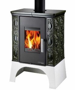 Kachľový pec EMPOLI AL II s výmeníkom a ochl.slučkou