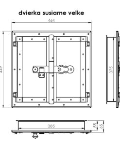 Dvierka sušiarne veľké